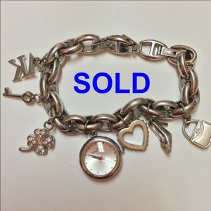 Ann Kline Lucky Charms SilverTone w/7 Charms